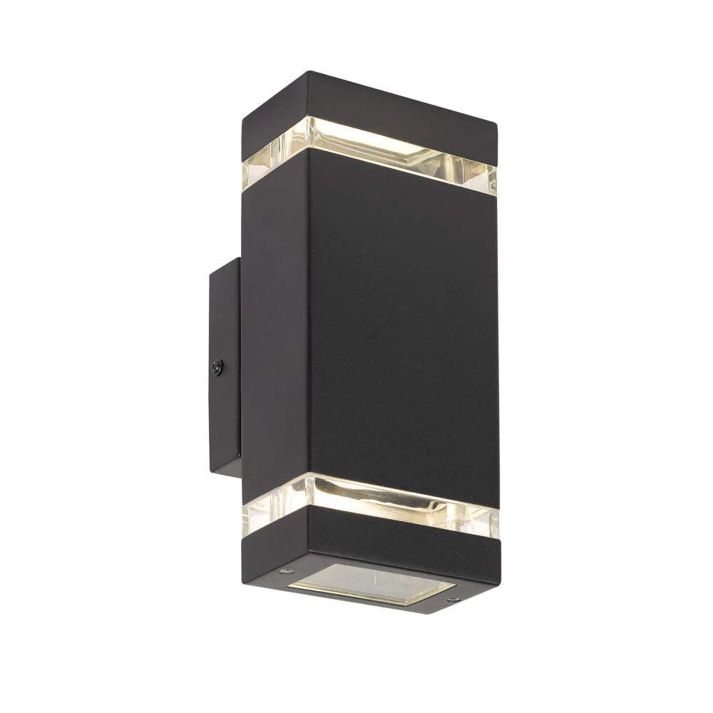 Telbix DIXON 2 - 2x6W LED GU10 Exterior Up/Down Wall Light IP44 - 4000K-Telbix-Ozlighting.com.au