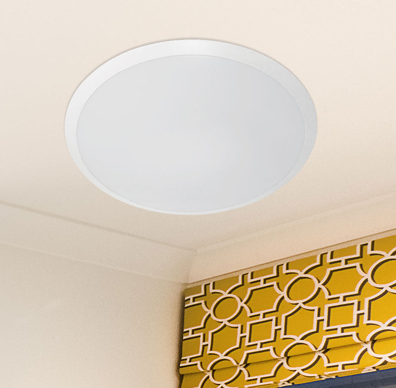 Telbix DOMINO - 24W Oyster Non Dimmable Indoor Ceiling Light IP20-Telbix-Ozlighting.com.au