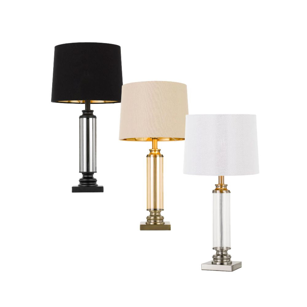 Telbix DORCEL - Metal And Glass Table Lamp-Telbix-Ozlighting.com.au