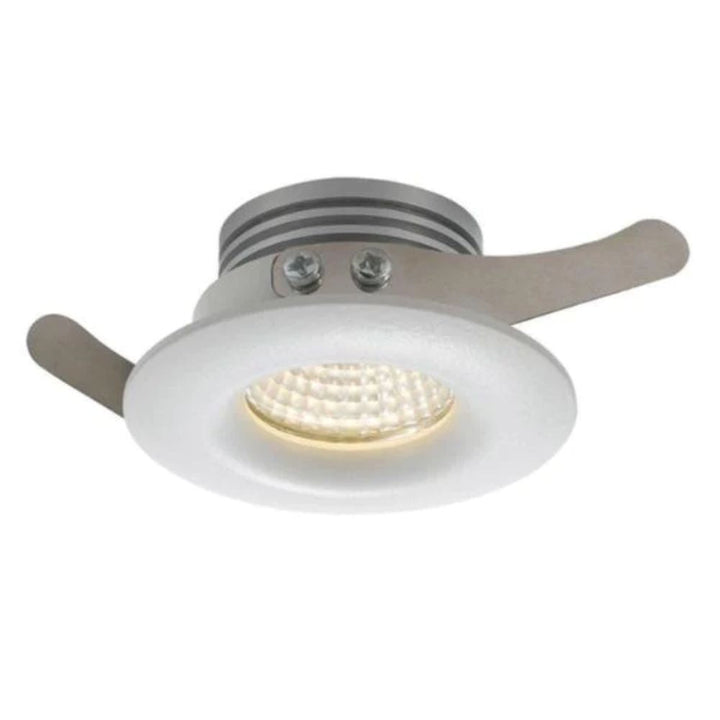 Telbix DURO - 3W LED Round Curved Trim Miniature Cabinet Downlight-Telbix-Ozlighting.com.au