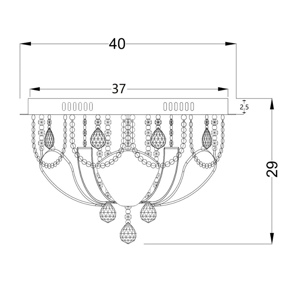 Telbix ELANZA - 40/60 CTC Light-Telbix-Ozlighting.com.au