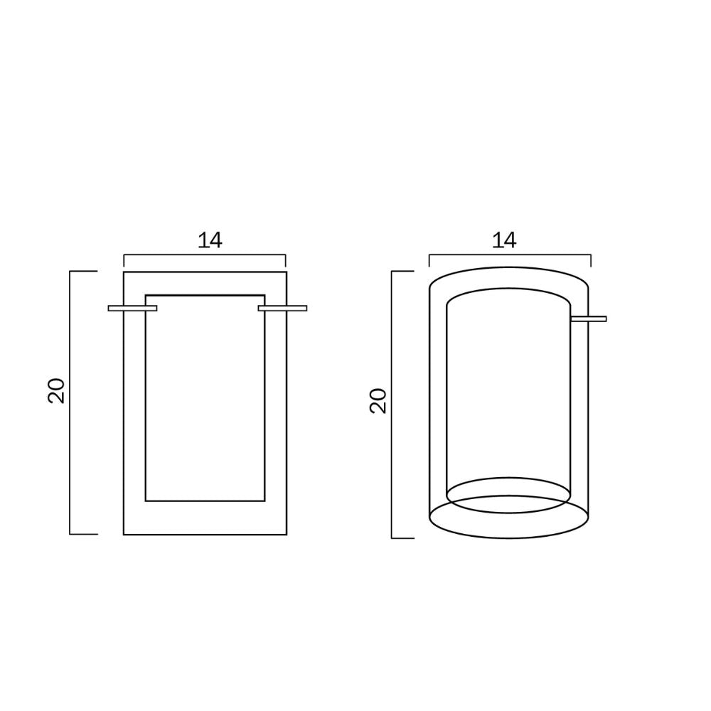 Telbix ENVOY - DIY Batten Fix Holder Cover Glass Ceiling Light Shade Only-Telbix-Ozlighting.com.au