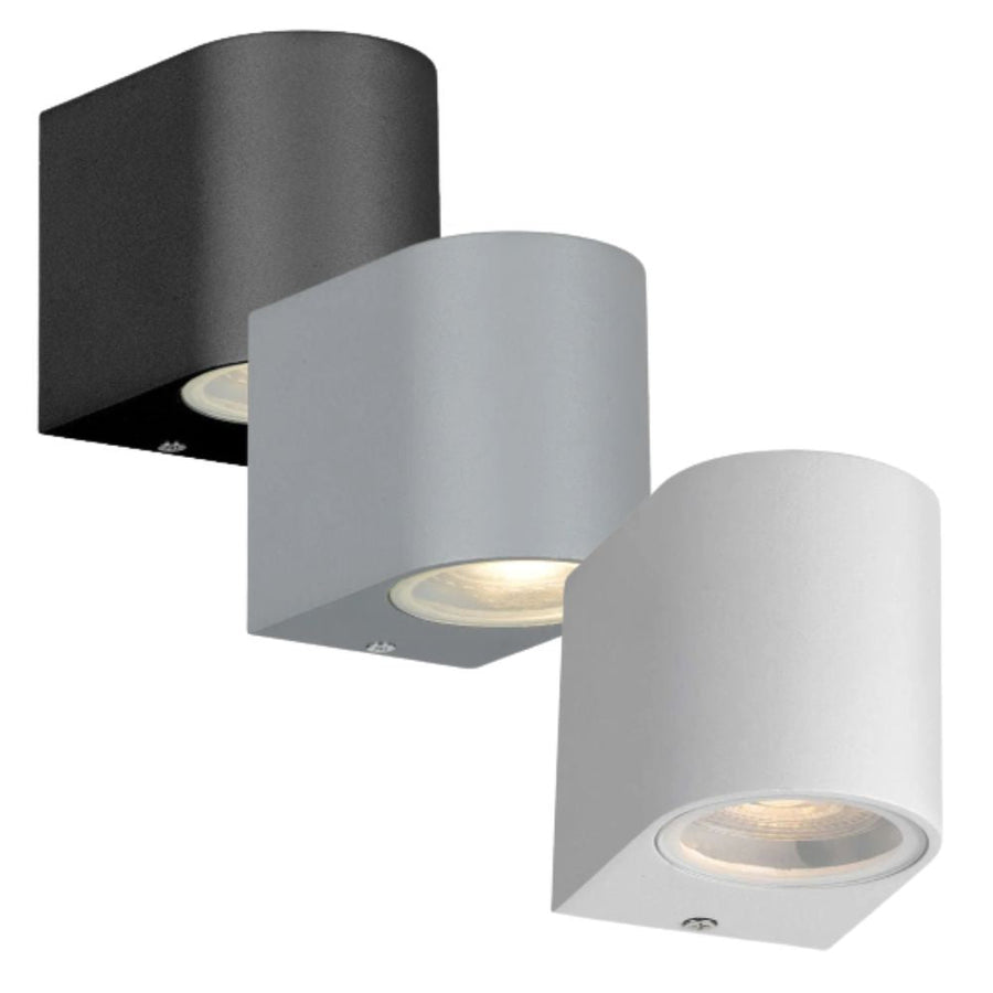 Telbix EOS EX 1 - GU10 Down Only Wall Light IP54-Telbix-Ozlighting.com.au