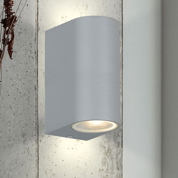 Telbix EOS EX 2 - GU10 Up/Down Wall Light IP54-Telbix-Ozlighting.com.au