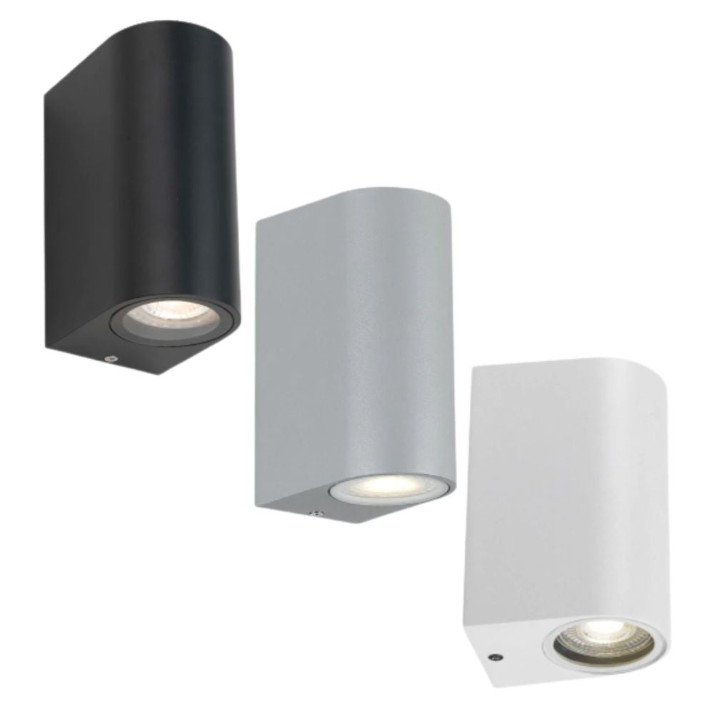 Telbix EOS EX 2 - GU10 Up/Down Wall Light IP54-Telbix-Ozlighting.com.au