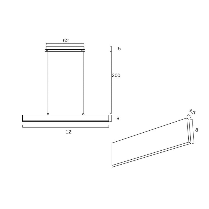 Telbix ESSEX 120 - 2 Light Pendant-Telbix-Ozlighting.com.au