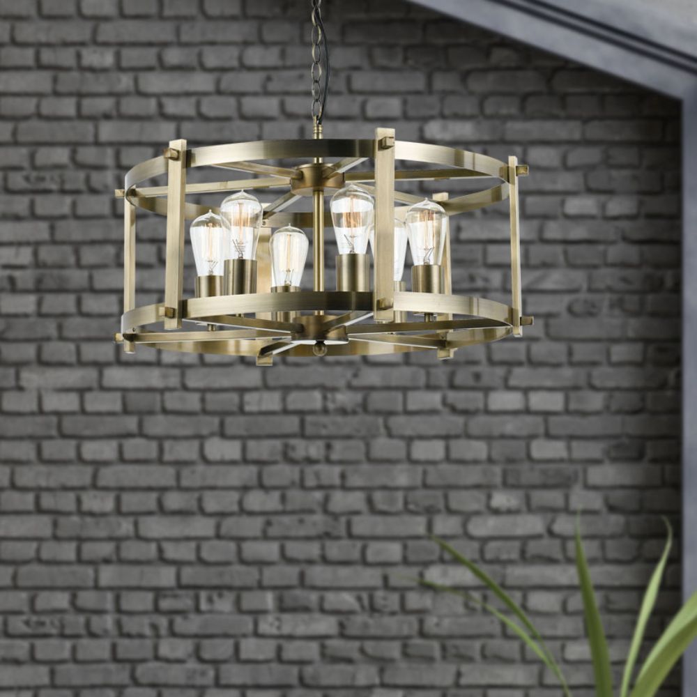 Telbix FINLEY 60 - 6 Light Pendant-Telbix-Ozlighting.com.au