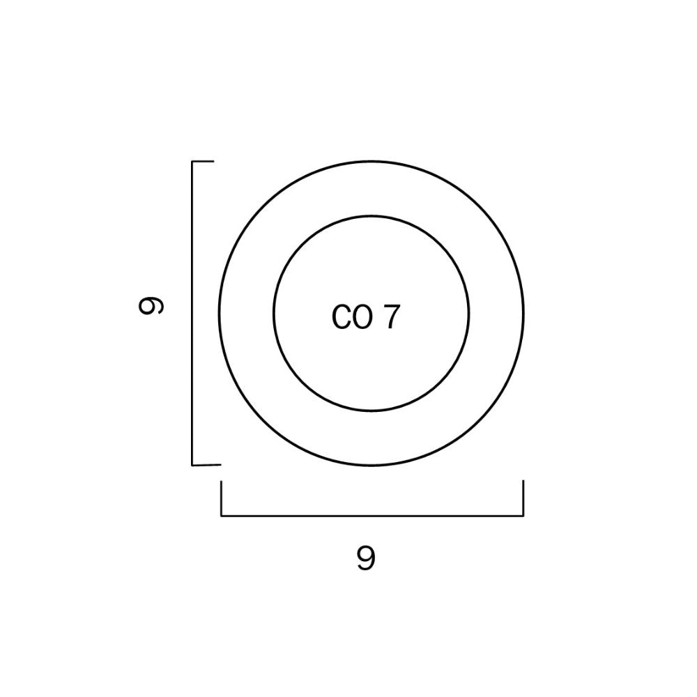 Telbix FLAT 90 - 8W LED Dimmable Mini Flat Face Downlight IP44 - 3000K-Telbix-Ozlighting.com.au