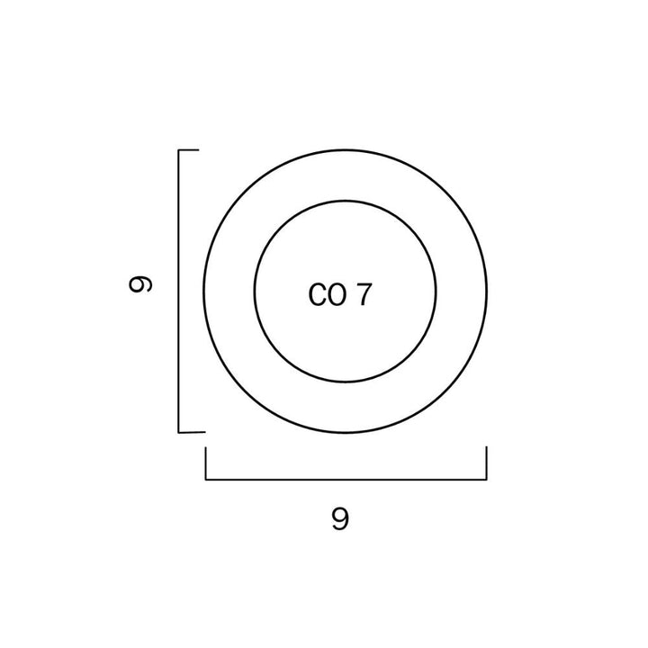 Telbix FLAT 90 - 8W LED Dimmable Mini Flat Face Downlight IP44 - 3000K-Telbix-Ozlighting.com.au