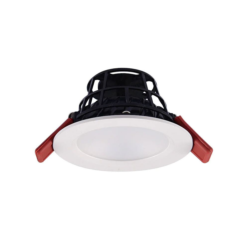 Telbix FLAT 90 - 8W LED Dimmable Mini Flat Face Downlight IP44 - 3000K-Telbix-Ozlighting.com.au