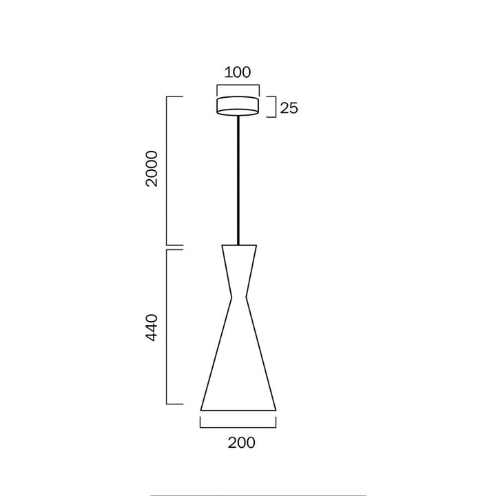 Telbix FLERO 20 - 1 Light Pendant-Telbix-Ozlighting.com.au