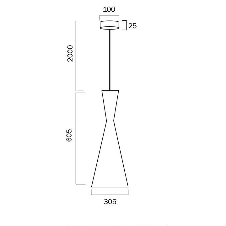 Telbix FLERO 30 - 1 Light Pendant-Telbix-Ozlighting.com.au