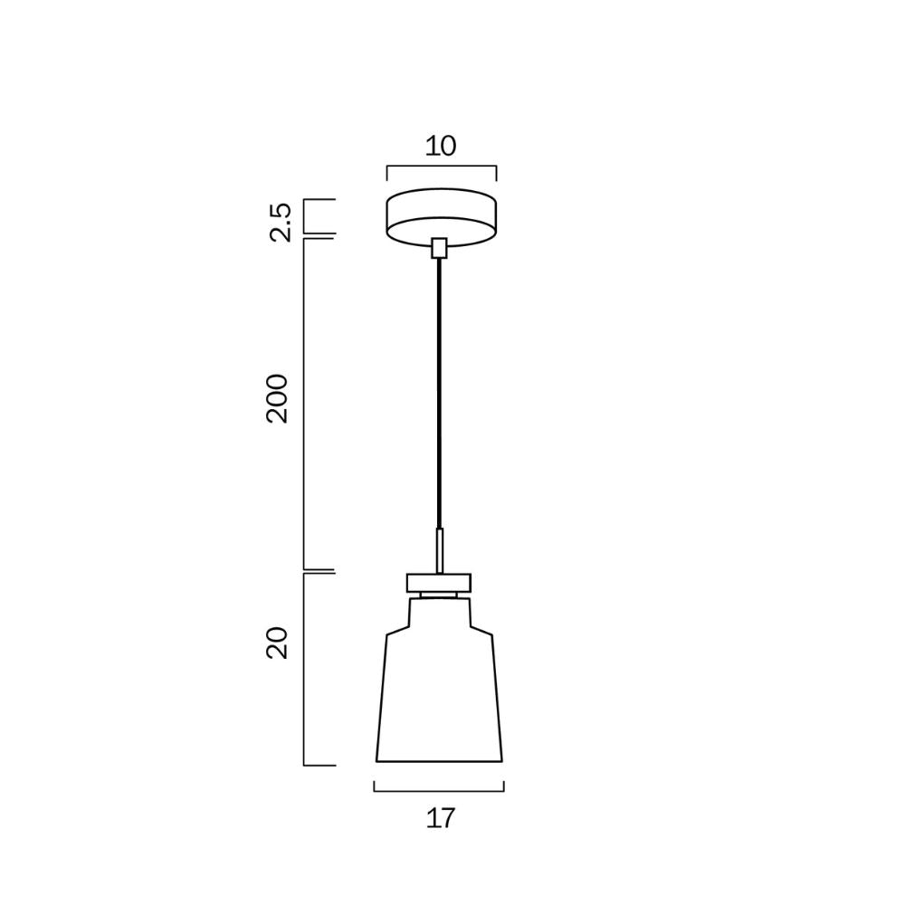 Telbix FREDI - 1 Light Pendant-Telbix-Ozlighting.com.au