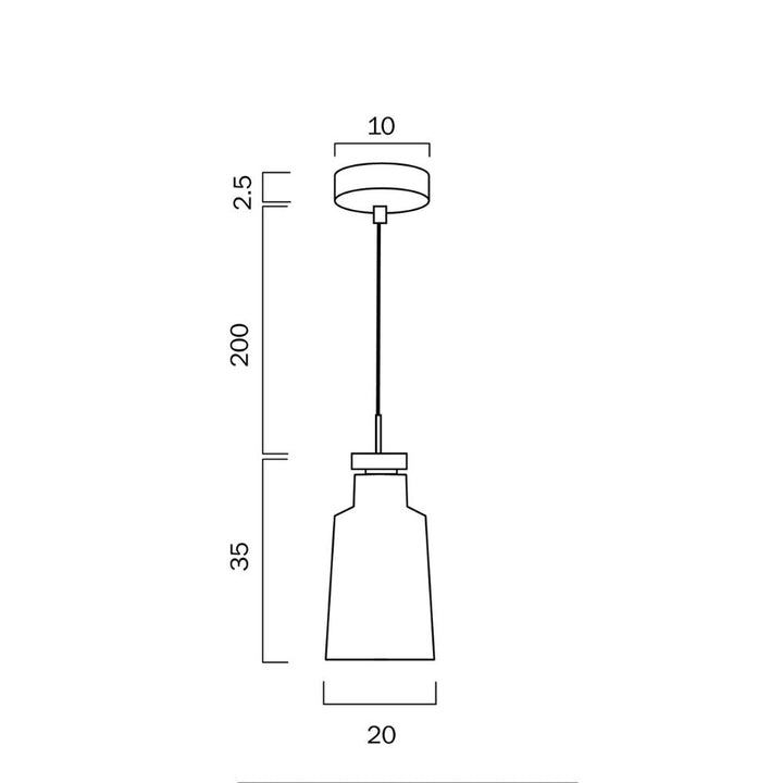 Telbix FREDI - 1 Light Pendant-Telbix-Ozlighting.com.au