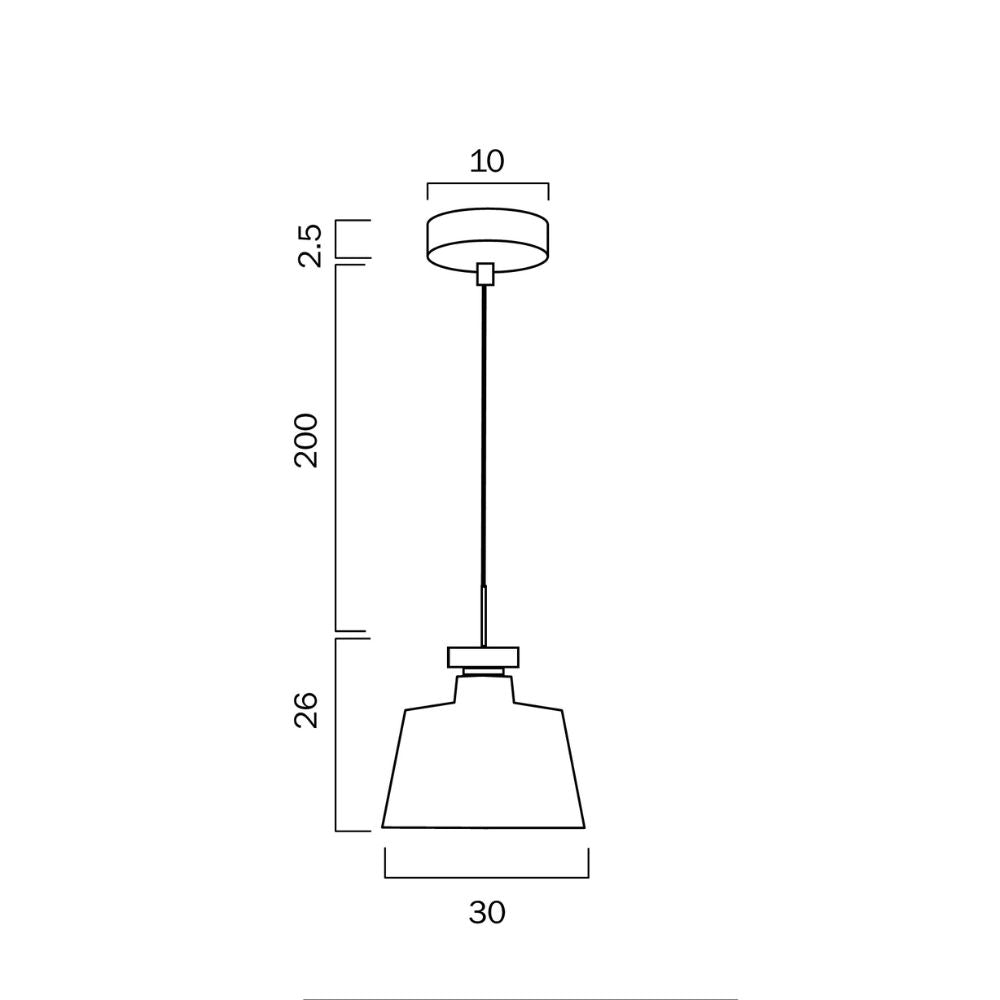 Telbix FREDI - 1 Light Pendant-Telbix-Ozlighting.com.au