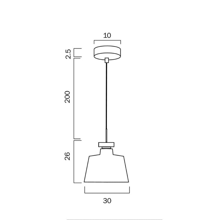 Telbix FREDI - 1 Light Pendant-Telbix-Ozlighting.com.au