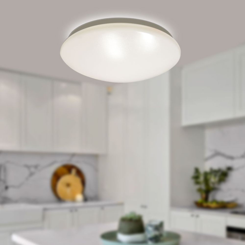 Telbix GLIM - 16W Oyster Ceiling Light-Telbix-Ozlighting.com.au