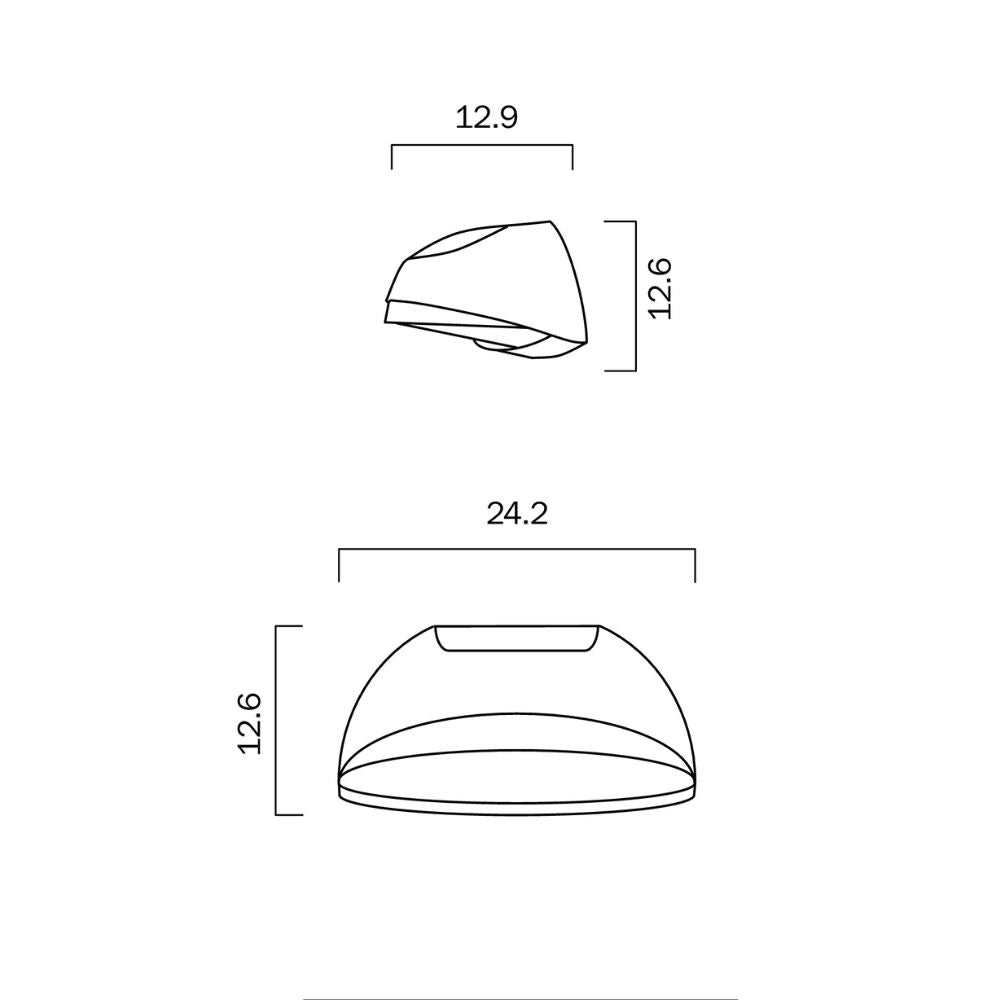 Telbix JOSS - 12W LED Exterior Wall Light IP54 - 4000K-Telbix-Ozlighting.com.au