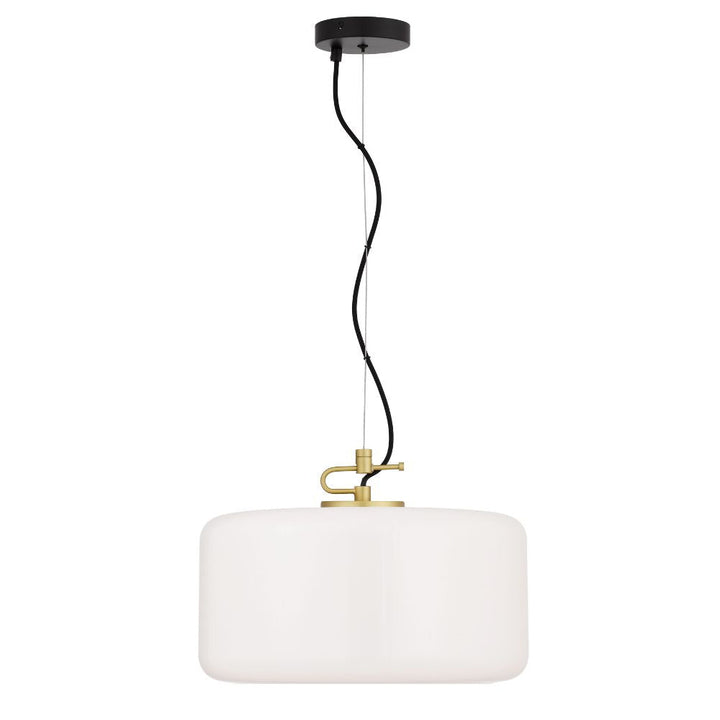 Telbix KOROVA - 1 Light Metal & Glass Pendant-Telbix-Ozlighting.com.au