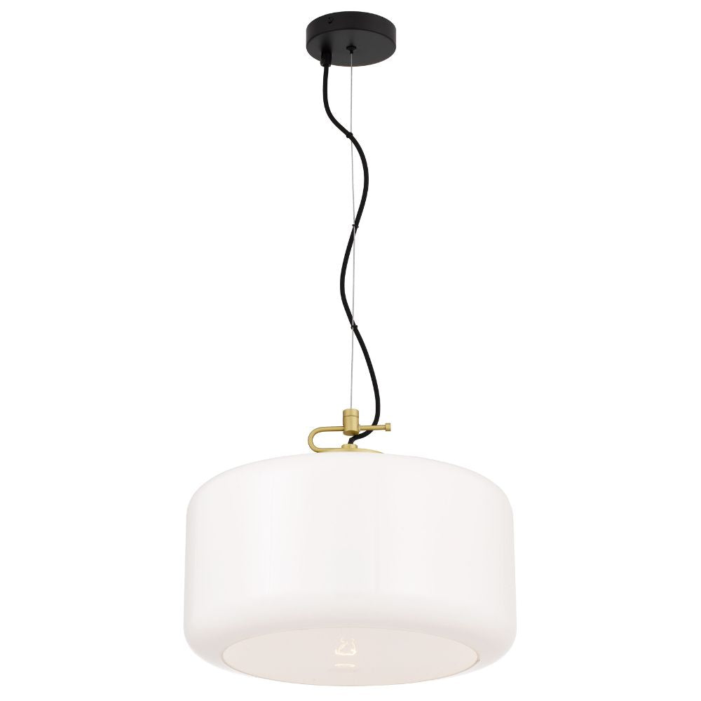 Telbix KOROVA - 1 Light Metal & Glass Pendant-Telbix-Ozlighting.com.au