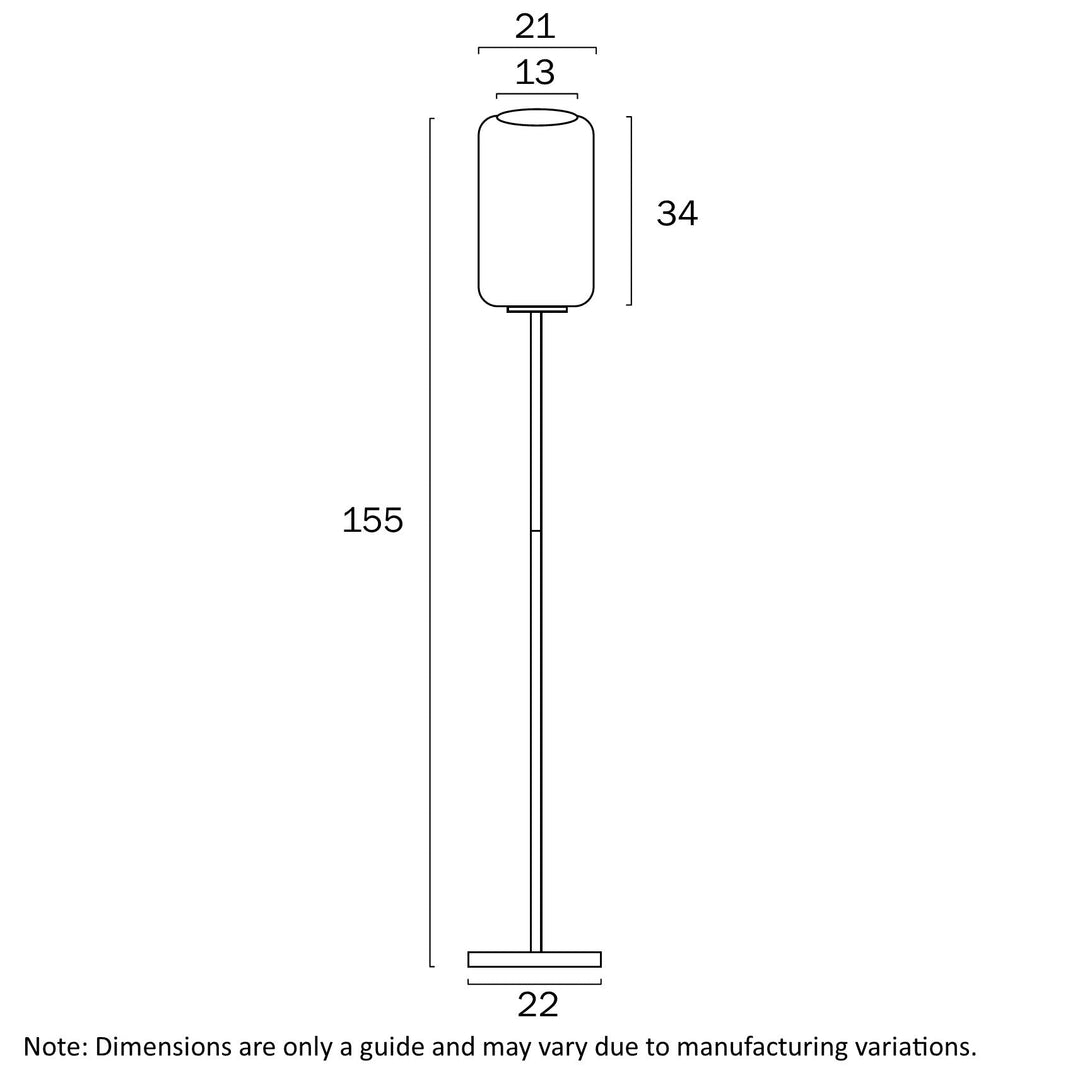 Telbix KOROVA - 25W Floor Lamp-Telbix-Ozlighting.com.au