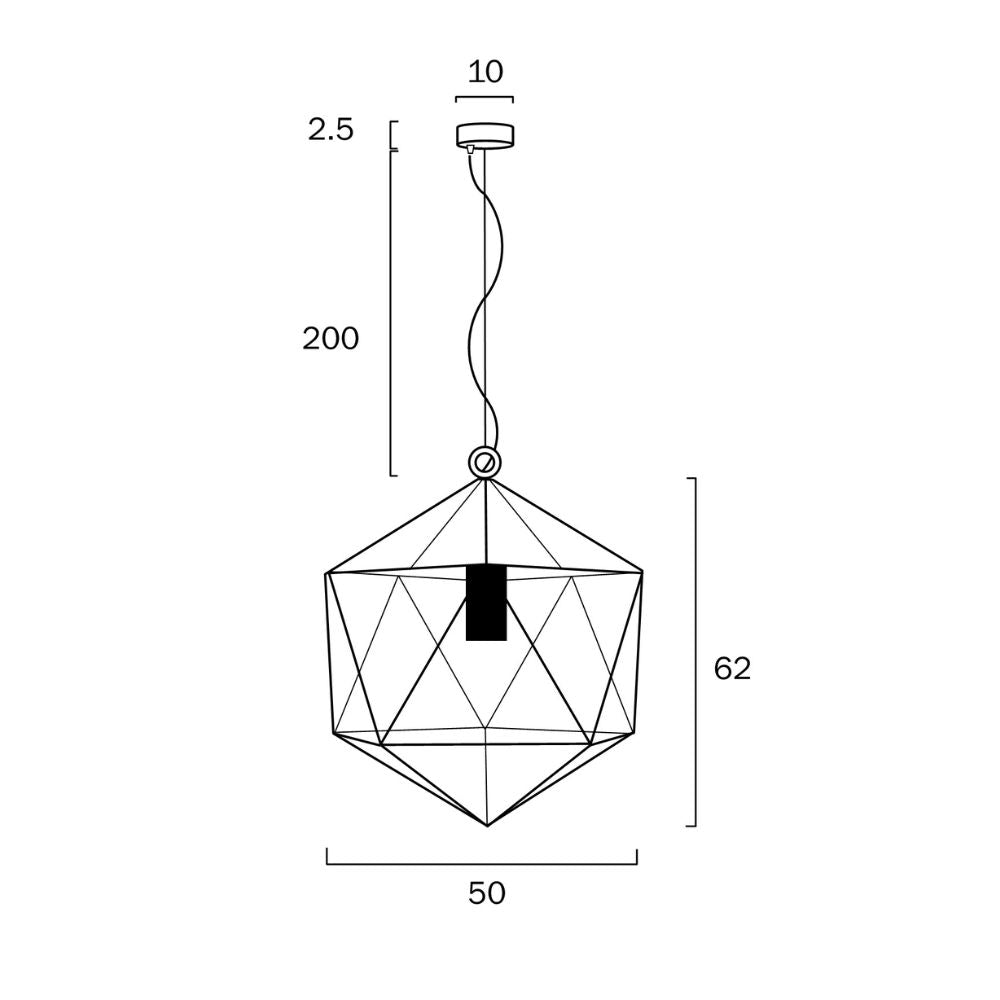 Telbix LAZLO - 1 Light Pendant-Telbix-Ozlighting.com.au