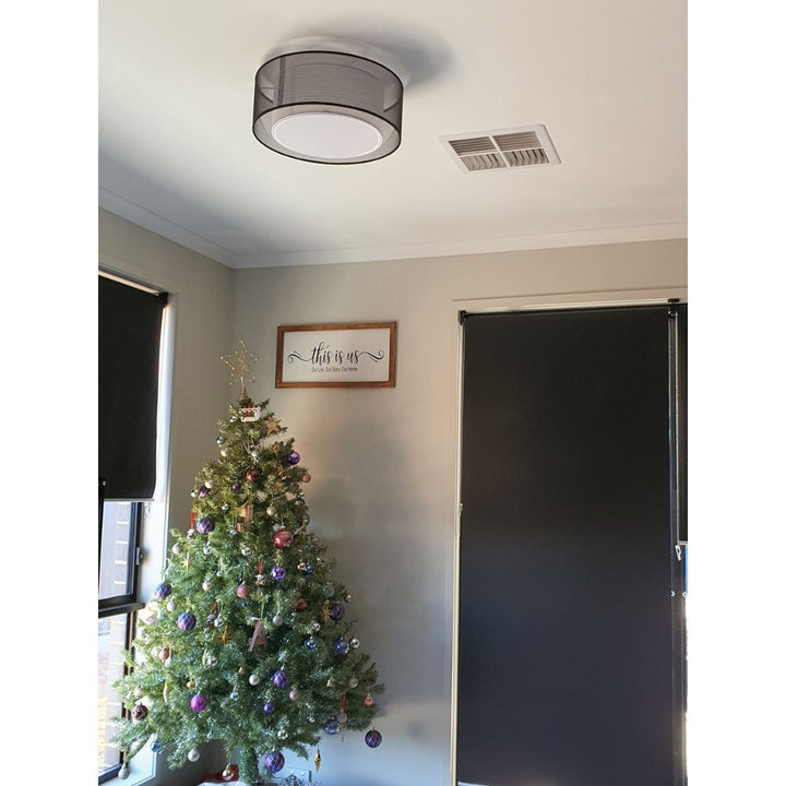 Telbix LORIA - DIY 30/40cm Batten Fix Holder Cover Linen Shade Ceiling Light Shade Only-Telbix-Ozlighting.com.au