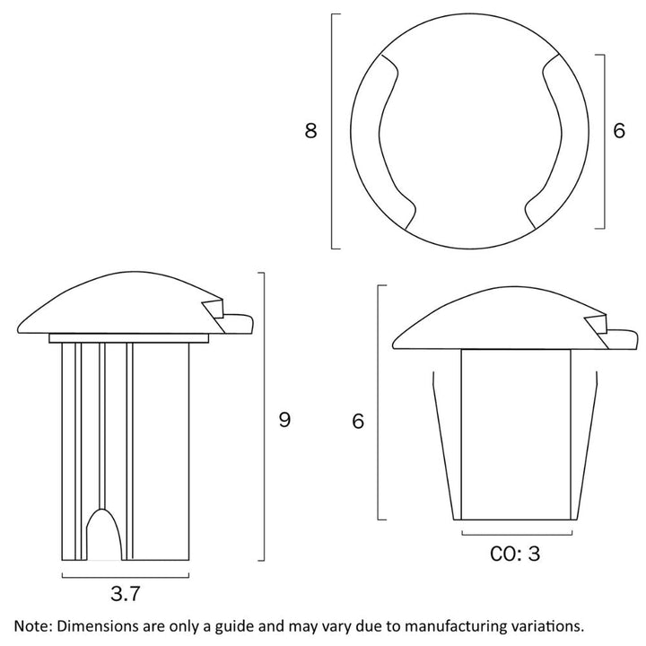 Telbix LUC 2 - 6W Inground Lights-Telbix-Ozlighting.com.au