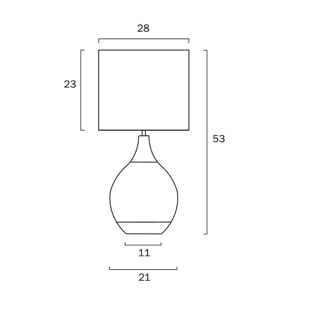 Telbix MACEY - 25W Table Lamp-Telbix-Ozlighting.com.au