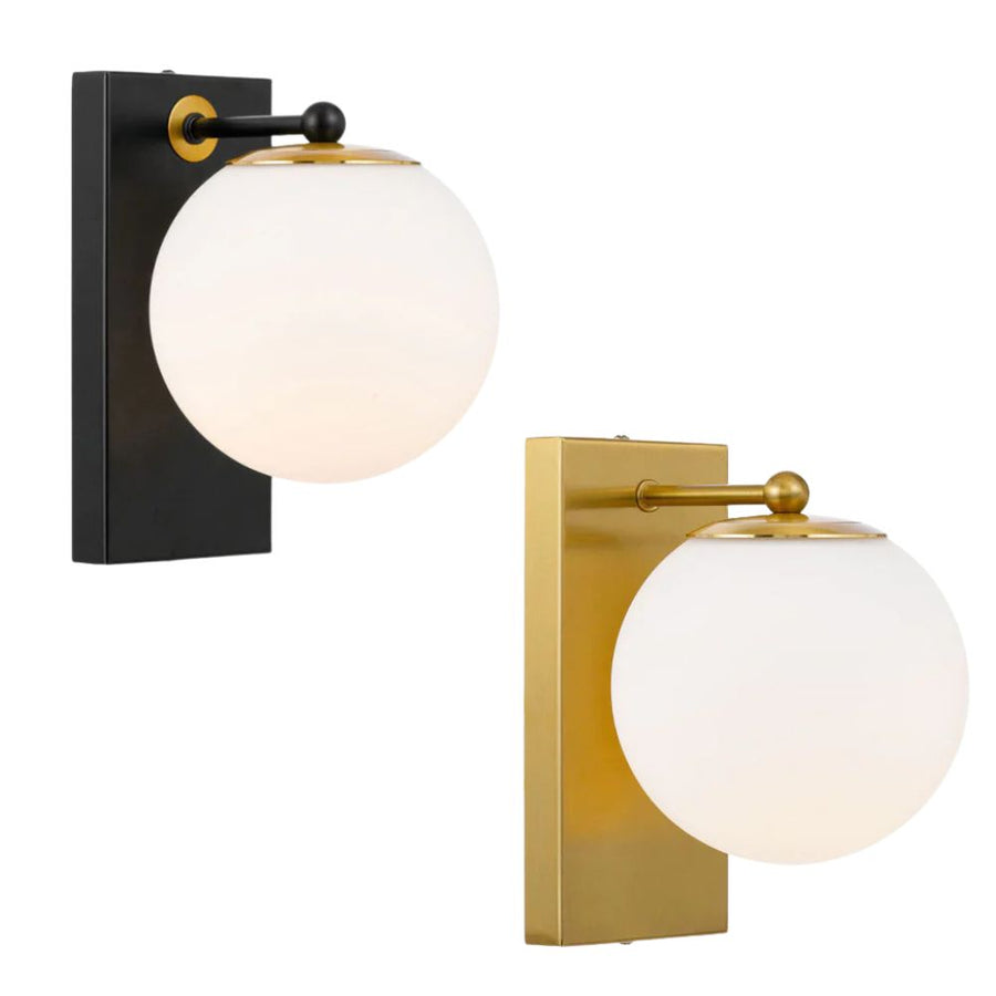 Telbix MARSTEN - Interior Opal Glass Wall Light-Telbix-Ozlighting.com.au