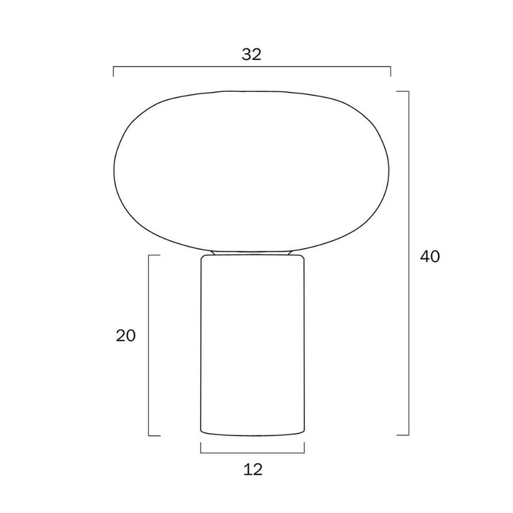 Telbix MAXIMO - 25W Table Lamp-Telbix-Ozlighting.com.au