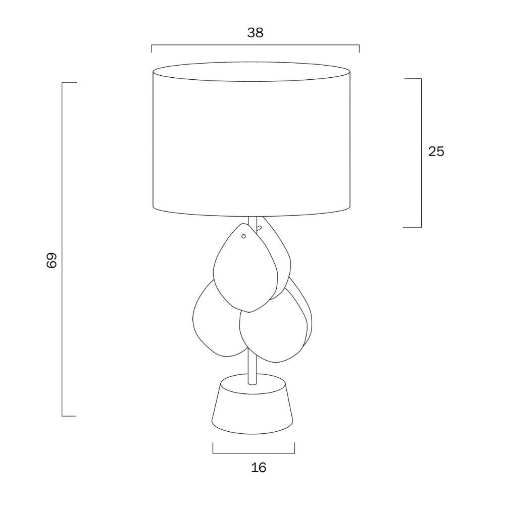 Telbix MELANIA - 25W Table Lamp-Telbix-Ozlighting.com.au