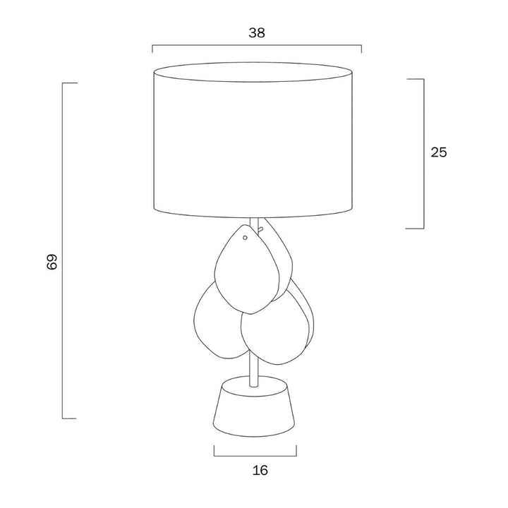 Telbix MELANIA - 25W Table Lamp-Telbix-Ozlighting.com.au