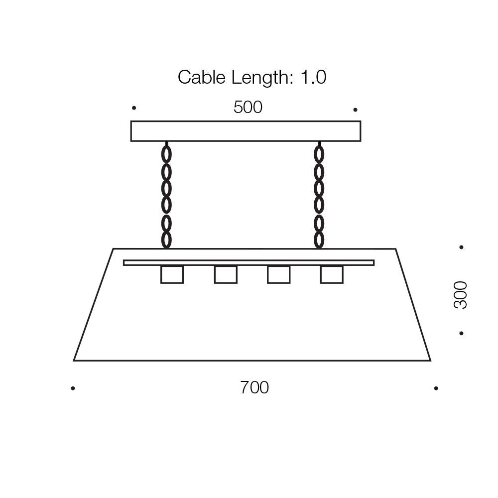 Telbix MINA - 4 Light Pendant-Telbix-Ozlighting.com.au