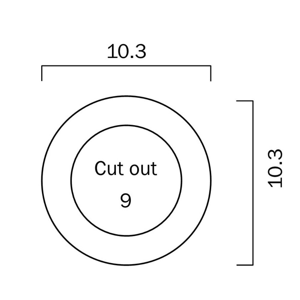 Telbix MODULE-611 - Deepset Downlight Frame Only-Telbix-Ozlighting.com.au