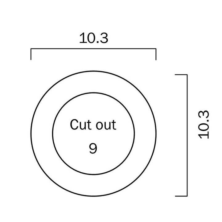 Telbix MODULE-611 - Deepset Downlight Frame Only-Telbix-Ozlighting.com.au