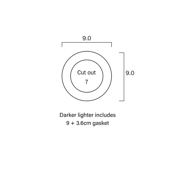 Telbix MODULE-901 - Pinhole Downlight Frame Only-Telbix-Ozlighting.com.au