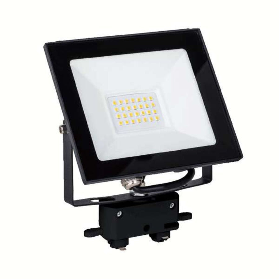 Telbix NEO - 20W LED 3-Circuit Track Mounted Head Flood Light - 4000K-Telbix-Ozlighting.com.au