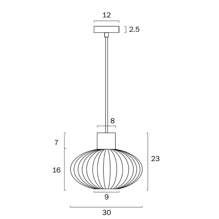 Telbix NORI - 1 Light Pendant-Telbix-Ozlighting.com.au