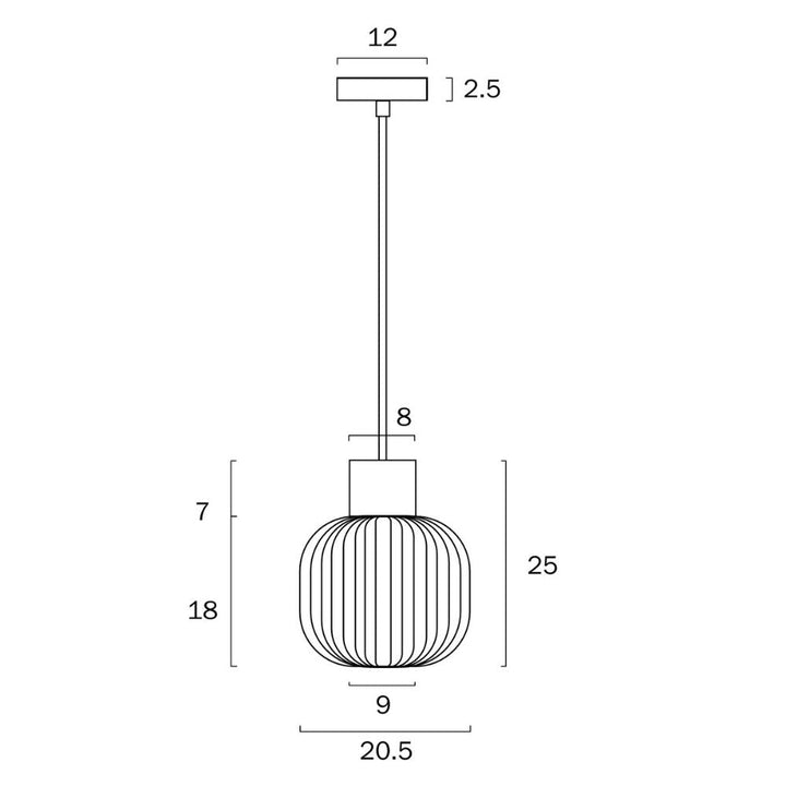 Telbix NORI - 1 Light Pendant-Telbix-Ozlighting.com.au