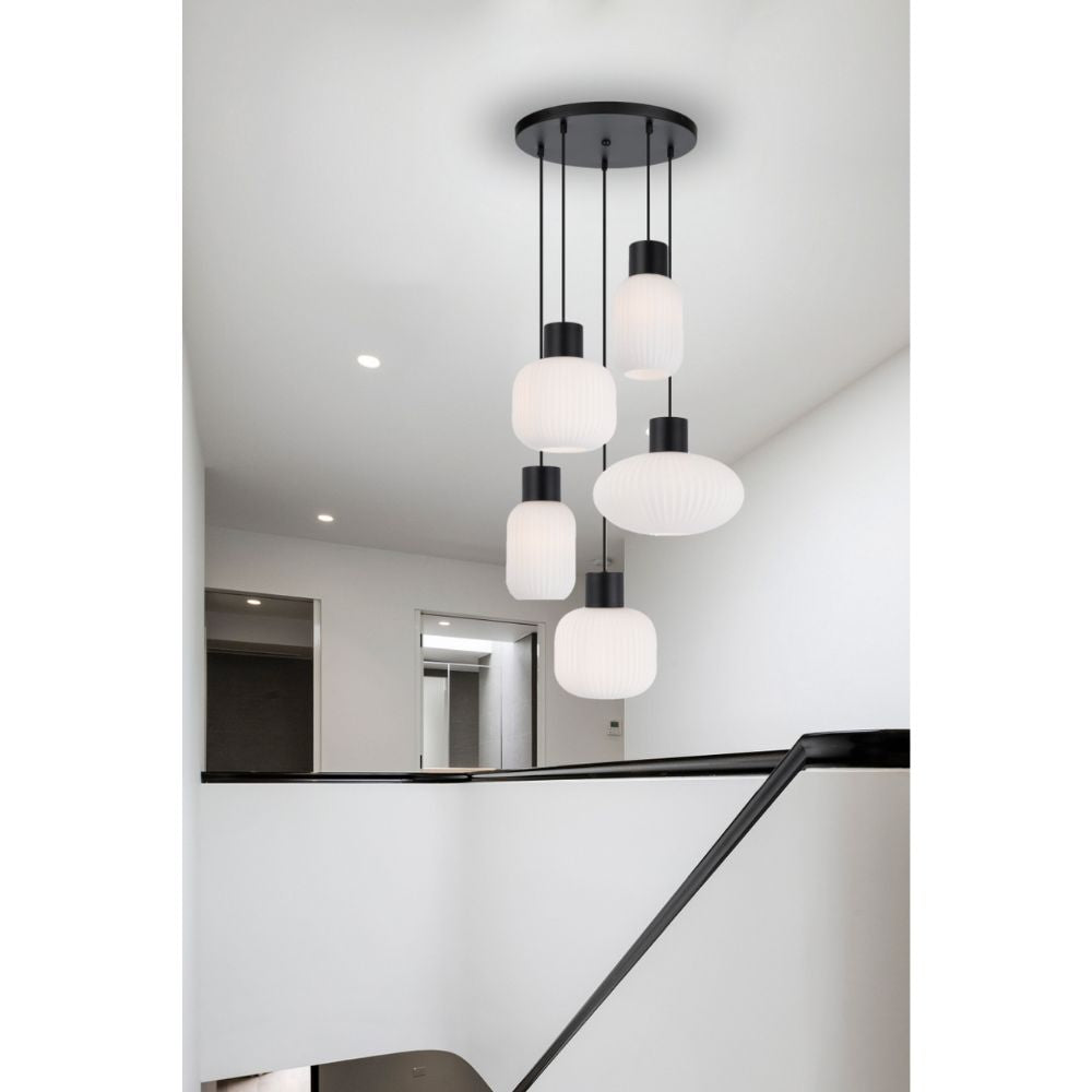 Telbix NORI - 5 Light Pendant-Telbix-Ozlighting.com.au