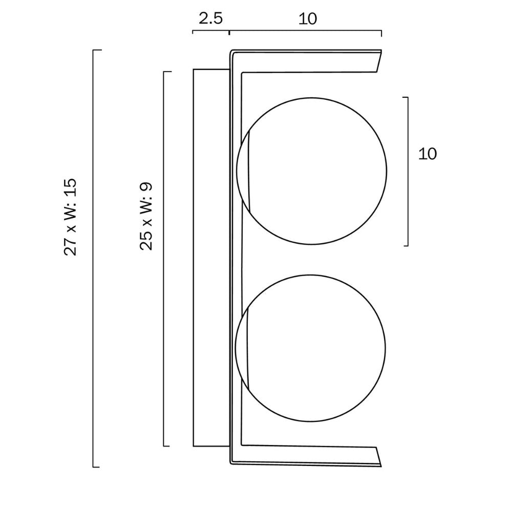 Telbix OLIO - 2 Light Wall Light-Telbix-Ozlighting.com.au