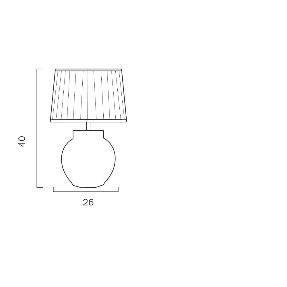 Telbix PADMA - 25W Table Lamp Lamp-Telbix-Ozlighting.com.au