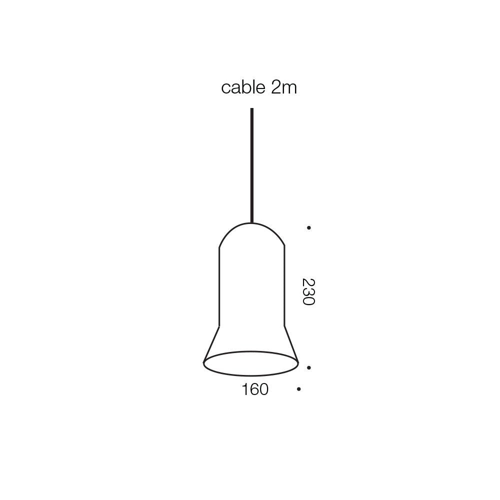 Telbix PARKER - 10W/20W LED 1 Light Metal Pendant - 3000K-Telbix-Ozlighting.com.au