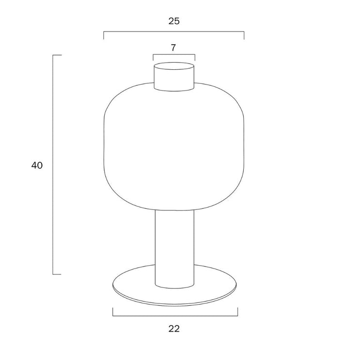 Telbix PAROLA - 25W Table Lamp-Telbix-Ozlighting.com.au