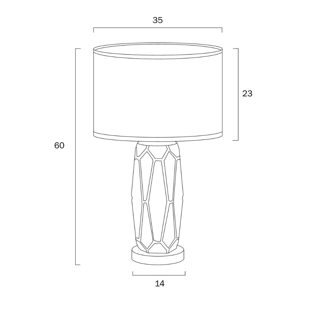 Telbix PASTOR - 25W Table Lamp-Telbix-Ozlighting.com.au