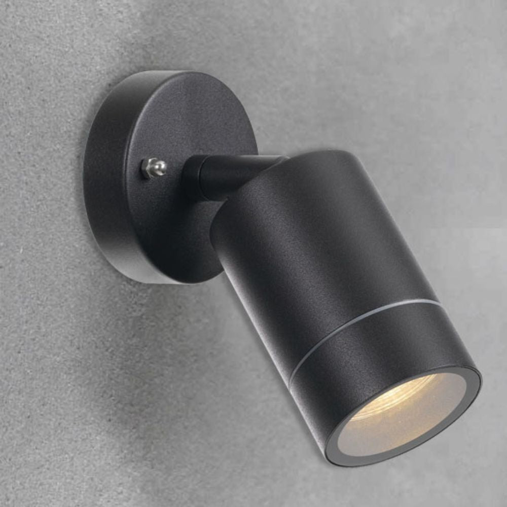 Telbix PEAK - GU10 Exterior Adjustable Spotlight And Wall Light IP54-Telbix-Ozlighting.com.au