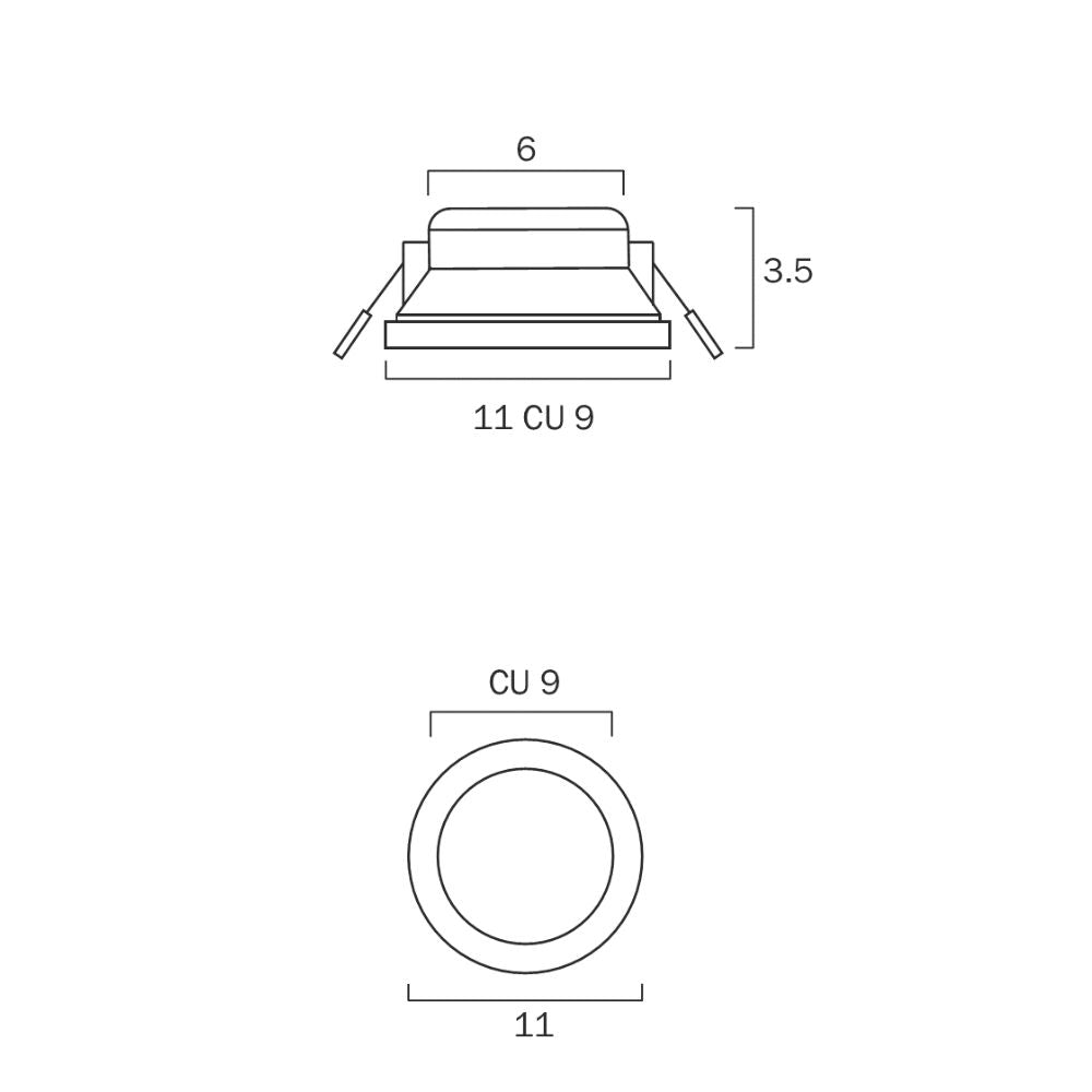 Telbix POD - 110 G2 Downlight-Telbix-Ozlighting.com.au