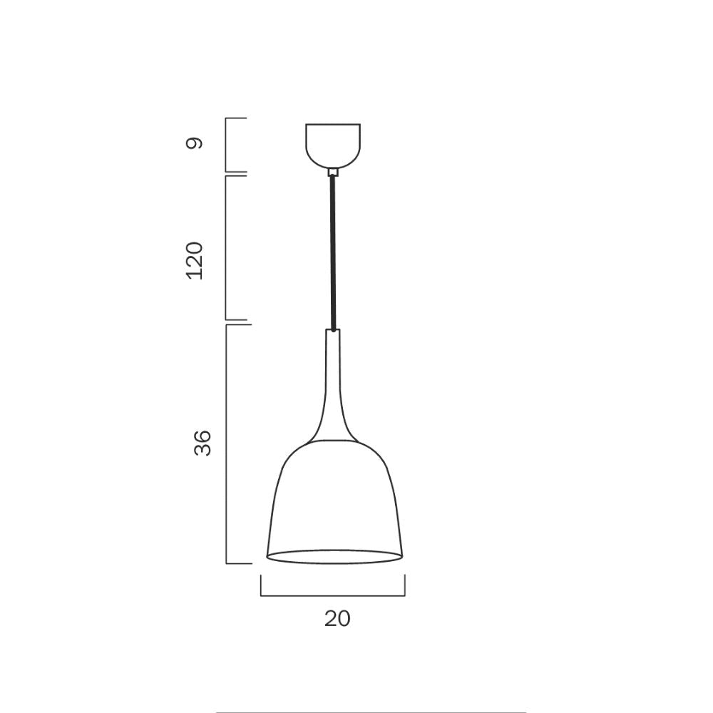 Telbix POLK 20 - 1 Light Pendant-Telbix-Ozlighting.com.au