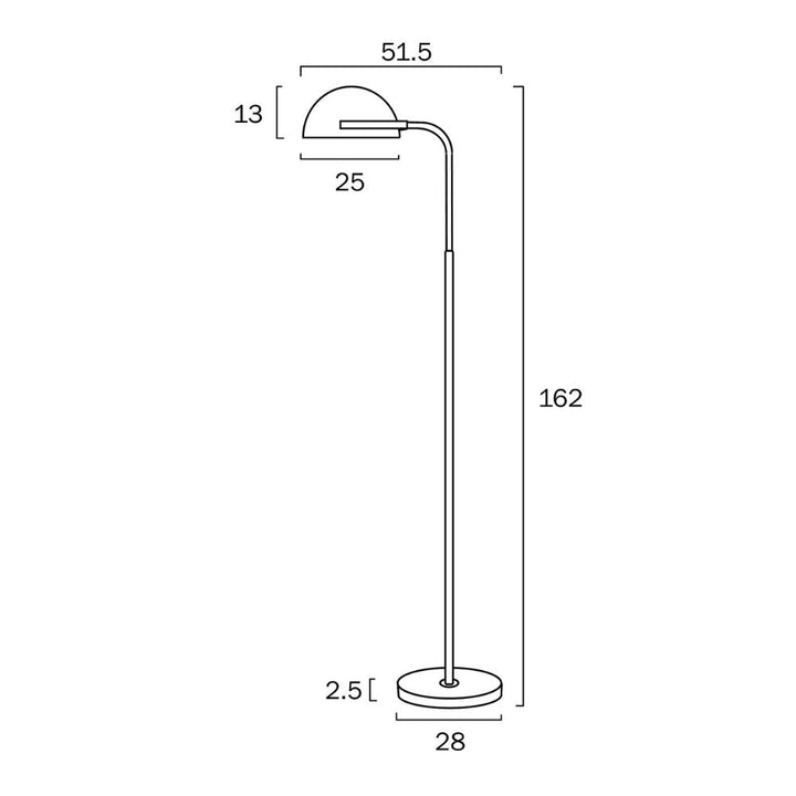 Telbix POLLARD - 25W Floor Lamp-Telbix-Ozlighting.com.au